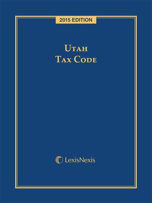cover image of Utah Tax Code